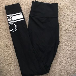 pink reversible psu leggings